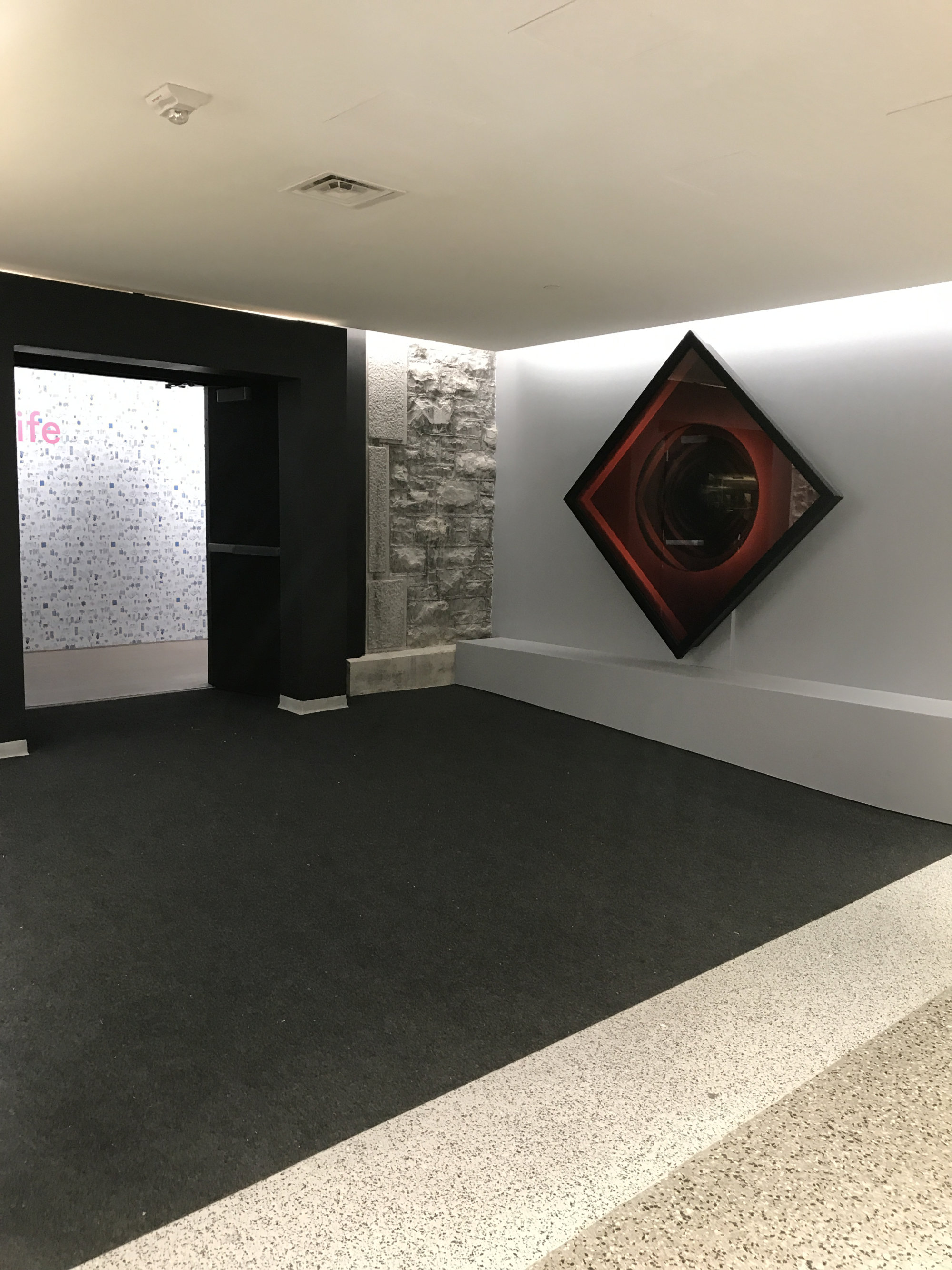 Convex Red - Installation in Arts Court